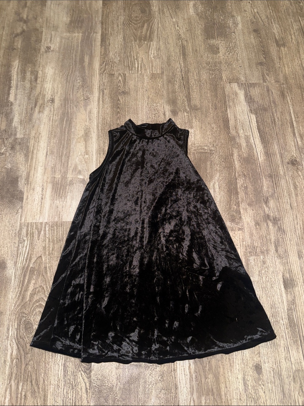Moa Moa Black Velvet Sleeveless Tank